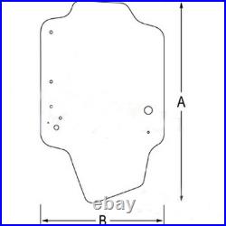 84344565 Skid Steer Front Windshield Glass Fits Case-IH Fits Ford/New Holland