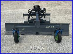 87 Grader Blade Attachment Fits Skid Steer Quick Attach Requires 12 Volt