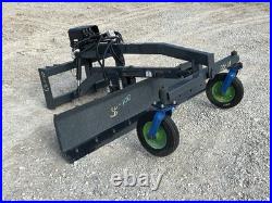 87 Grader Blade Attachment Fits Skid Steer Quick Attach Requires 12 Volt