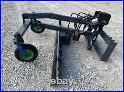87 Grader Blade Attachment Fits Skid Steer Quick Attach Requires 12 Volt