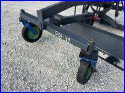 87 Grader Blade Attachment Fits Skid Steer Quick Attach Requires 12 Volt