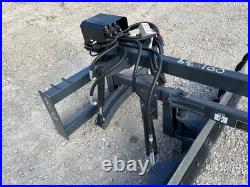 87 Grader Blade Attachment Fits Skid Steer Quick Attach Requires 12 Volt
