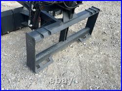 87 Grader Blade Attachment Fits Skid Steer Quick Attach Requires 12 Volt