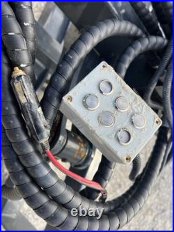 87 Grader Blade Attachment Fits Skid Steer Quick Attach Requires 12 Volt