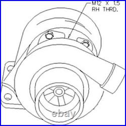87801483 Turbocharger Fits Ford/New Holland Skid Steer Loader L865 LX885 LX865