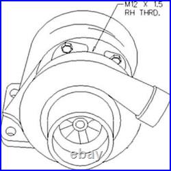 A-87801483 Turbocharger Fits Ford/New Holland Skid Steer Loaders