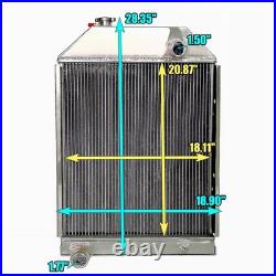 Aluminum 9619995 Skid Steer Loader Radiator fits New Holland L779 L783 L784 L785