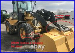 BUDD JD Deere 244J 244k 324k 344k Compact Wheel Loader Skid Steer adapter mount