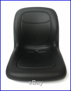 Black HIGH BACK SEAT with Slide Track Kit for Ford New Holland Skid Steer Loader