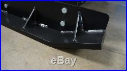 Blue Diamond Heavy-Duty Snow Pusher Skid Steer Attachment, 96 wide