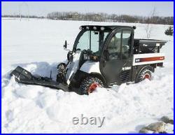 Bobcat Brand Snow V-Blade-96 hydraulic-snowplow, Skid steer, Toolcat, Excellent