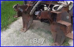 Bradco 609 skid steer attachment excavator backhoe new holland bobcat case