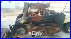 Burnt New Holland C190 Track Skidsteer For Parts Salvage