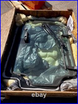 Case DL550, TV620B, New Holland C362 Skid Steer Front Glass Windshield Kit Used