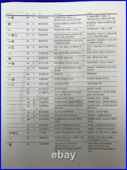 Case DL550, TV620B, New Holland C362 Skid Steer Front Glass Windshield Kit Used