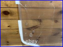 Case New Holland Single Arm LEXAN Polycarbonate Forestry Door Skid Steer 1/4