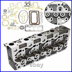 Complete Cylinder Head + Full Gasket For New Holland L555 L553 Skid-Steer Loader