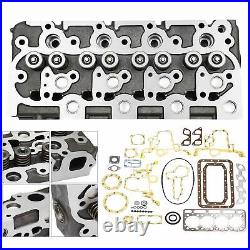 Complete Cylinder Head + Full Gasket For New Holland L555 L553 Skid-Steer Loader