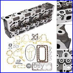 Complete Cylinder Head + Full Gasket For New Holland L555 L553 Skid-Steer Loader
