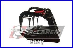 Dual Root Grapple Bucket Heavy Duty Skid Steer Attachment for New Holland 78
