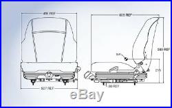 FLM Mechanical Suspension Seat Skid Steer, Florklift, Trencher, Mower, Rollers