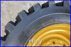 FOAM FILLED 10-16.5 SKS-9 Skid Steer Tires/Rims for New Holland & more-10X16.5