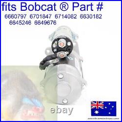 Fits Bobcat Starter Motor 6660797 6701847 6714082 6630182 6645246 773 7753 825