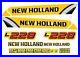 Fits New Holland L228 Skid Steer Loader Decals / Stickers (Complete Set / Kit)
