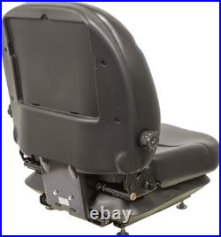 Fits New Holland Skid Steer Seat & Mechanical Suspension Black Vinyl
