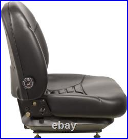 Fits New Holland Skid Steer Seat & Mechanical Suspension Black Vinyl