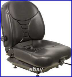 Fits New Holland Skid Steer Seat & Mechanical Suspension Black Vinyl