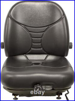 Fits New Holland Skid Steer Seat & Mechanical Suspension Black Vinyl