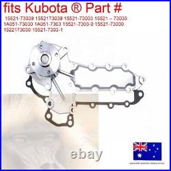 For Kubota Water Pump KX161-2 R410 R410B R420 R510 R510B R520 L454 L455 L553