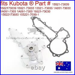 For Kubota Water Pump New Holland Mustang skid L454 L455 L553 L555 CASE 1838