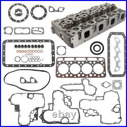 For New Holland L555 L553 Skid-Steer Loader Complete Cylinder Head& Gasket