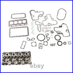 For New Holland L555 L553 Skid-Steer Loader Complete Cylinder Head& Gasket