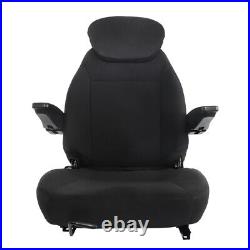 For New Holland Loader/ Backhoe Seat Assy Fits Various Models Black Cloth New