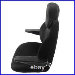 For New Holland Loader/ Backhoe Seat Assy Fits Various Models Black Cloth New