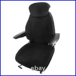 For New Holland Loader/ Backhoe Seat Assy Fits Various Models Black Cloth New