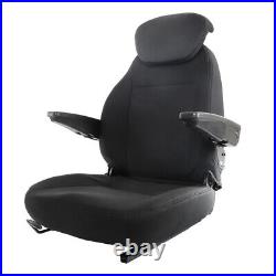 For New Holland Loader/ Backhoe Seat Assy Fits Various Models Black Cloth New