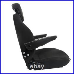 For New Holland Loader/ Backhoe Seat Assy Fits Various Models Black Cloth New