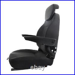 For New Holland Loader/ Backhoe Seat Assy Fits Various Models Black Cloth New