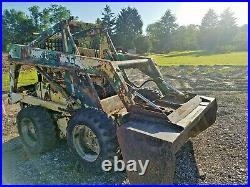 Ford New Holland L775 Skid Steer for parts or repair Wisconsin 65HP 4 Cyl V465D