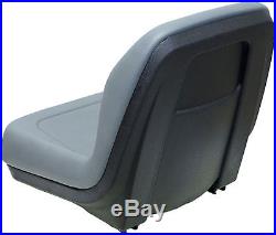Ford New Holland Skid Steer Seat Gray Fits Ls120, Ls125, Ls140, Ls150, Ls160 #ql