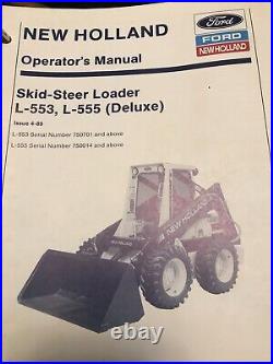 Ford new holland service manual Skid Steer L-781 783 785 L-555 553