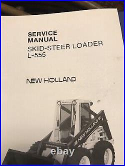 Ford new holland service manual Skid Steer L-781 783 785 L-555 553