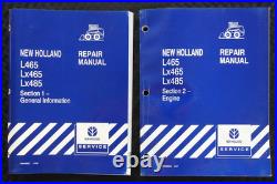 GENUINE New Holland L465 Lx465 Lx485 Skid Steer Loader Tractor Service Manual