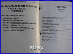 GENUINE New Holland L465 Lx465 Lx485 Skid Steer Loader Tractor Service Manual