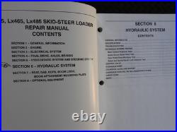 GENUINE New Holland L465 Lx465 Lx485 Skid Steer Loader Tractor Service Manual