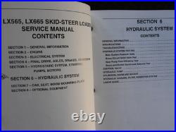 GENUINE New Holland L565 Lx565 Lx665 Skid Steer Loader Tractor Service Manual